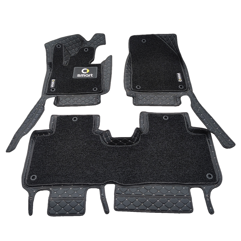 smart精灵一号专用全包围丝圈脚垫