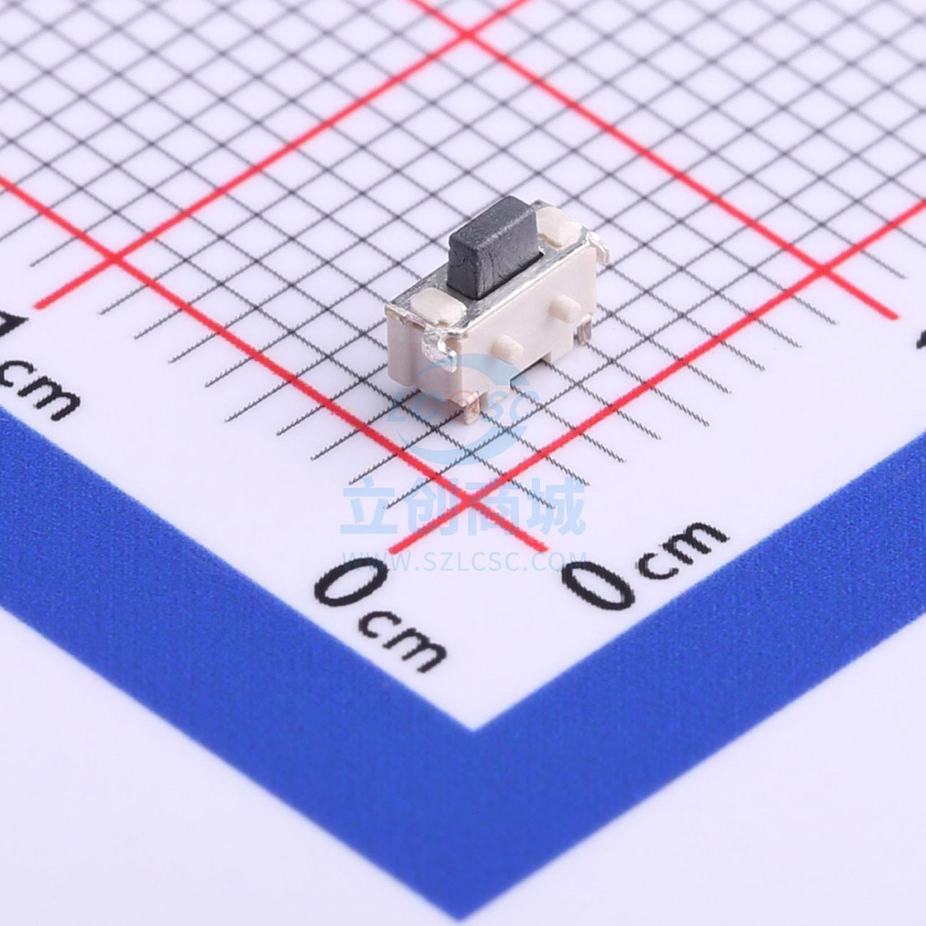TS-1010-C-A 轻触开关 2x4x3.5小侧按260gf带固定柱