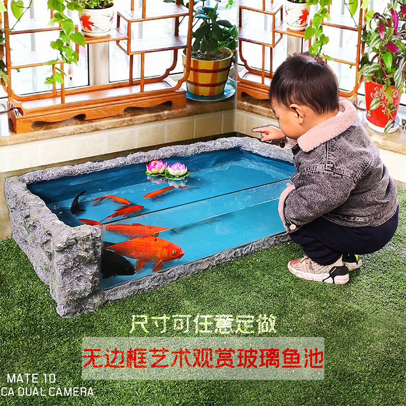 田园花园庭院户外露台假山流水喷泉鱼池水池鱼缸阳台装饰造景摆件