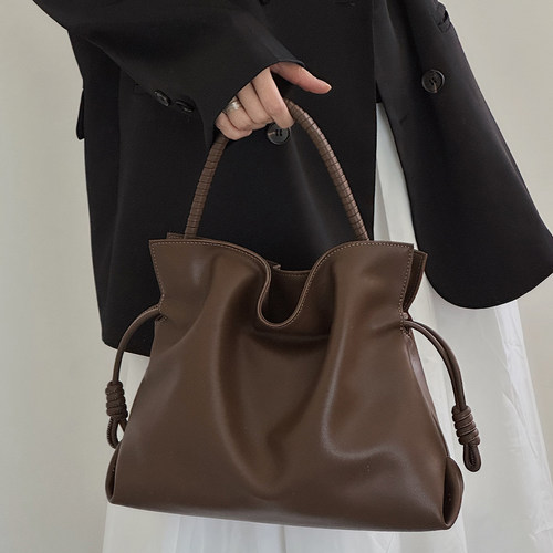 jpj褶皱包牛皮慵懒风云朵包