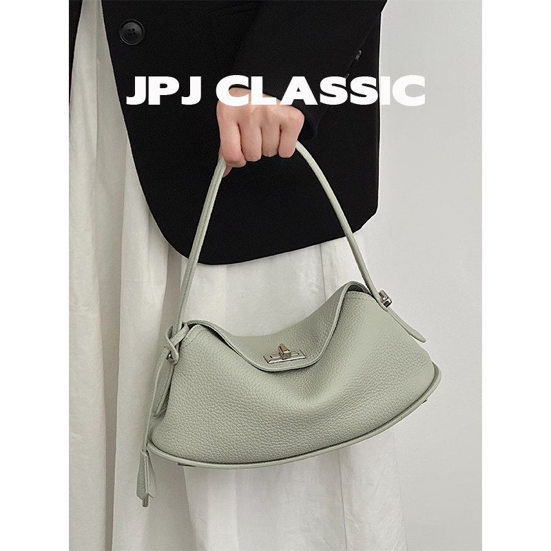 jpjclassic早春新款头层牛皮帆船包女单肩斜挎软包城市风软包