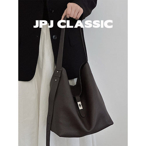 jpjclassic头层牛皮托特包大容量