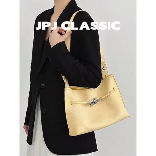 jpjclassic雾蜡头层植鞣托特包