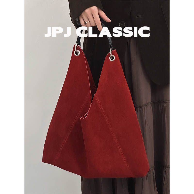 秋冬2024新托特包jpj磨砂牛皮