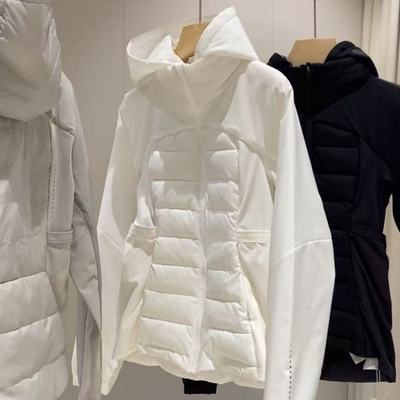 90鹅绒新国标女连帽羽绒服