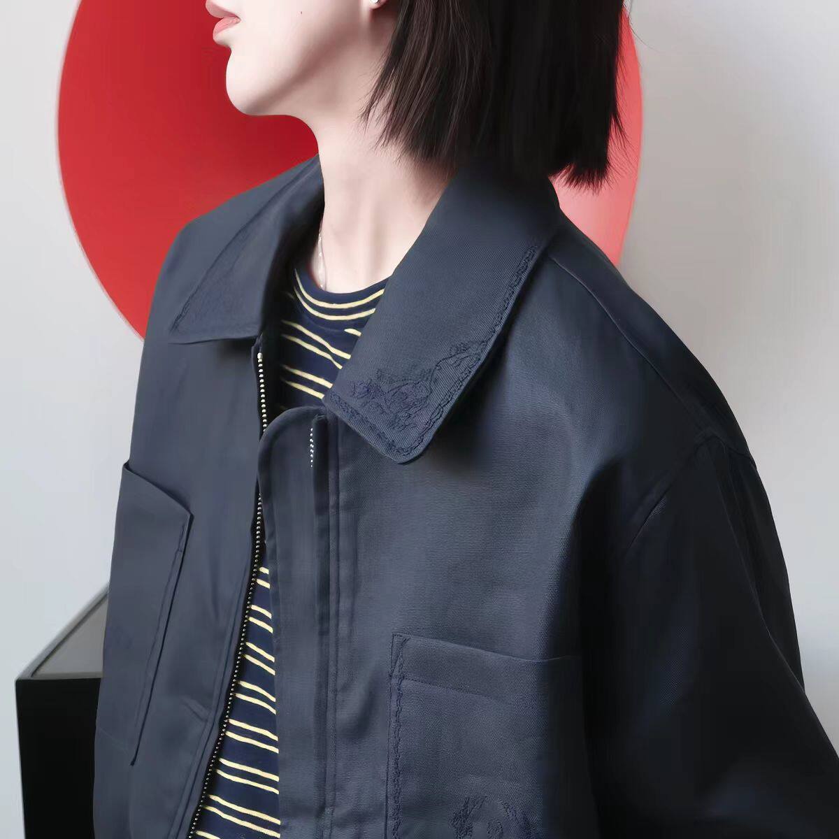 100%亚麻外套女2026春季新款