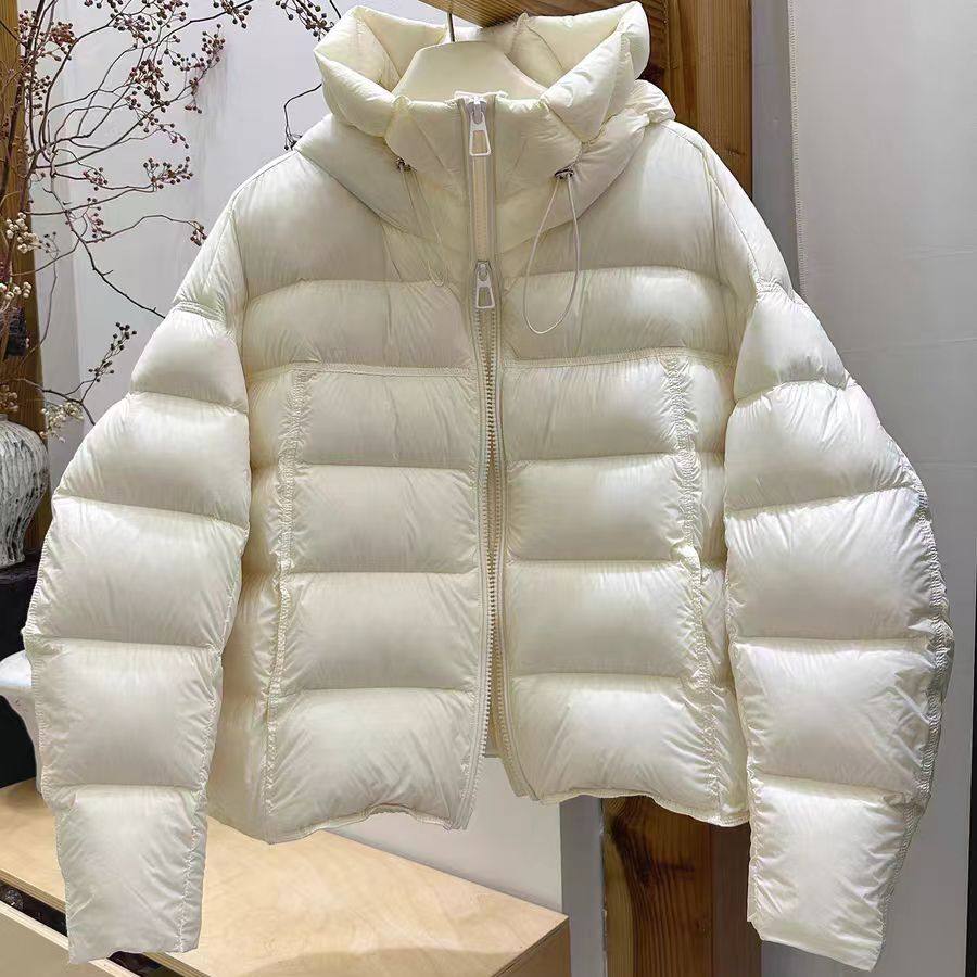 花苞帽泡芙女士羽绒服
