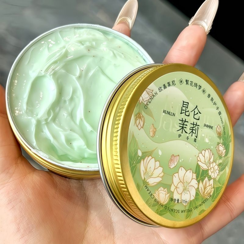 煮妇手试试这罐护手霜！茉莉香氛护手霜秋冬季补水保湿滋润防干裂