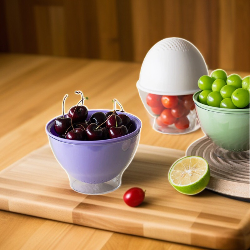 迷你小沥水篮带盖洗水果沥水篮食品级小号洗水果沥水篮高颜值碗状,餐饮具,洗菜盆/沥水篮/漏水筛,淘宝优惠券,粉丝福利购,淘宝优惠卷