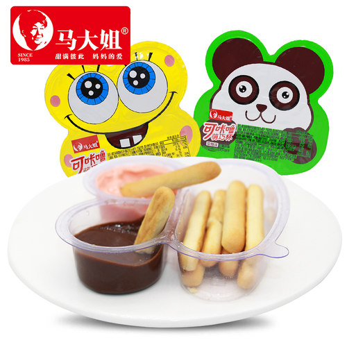 马大姐可咔噜萌巧杯蘸料饼干