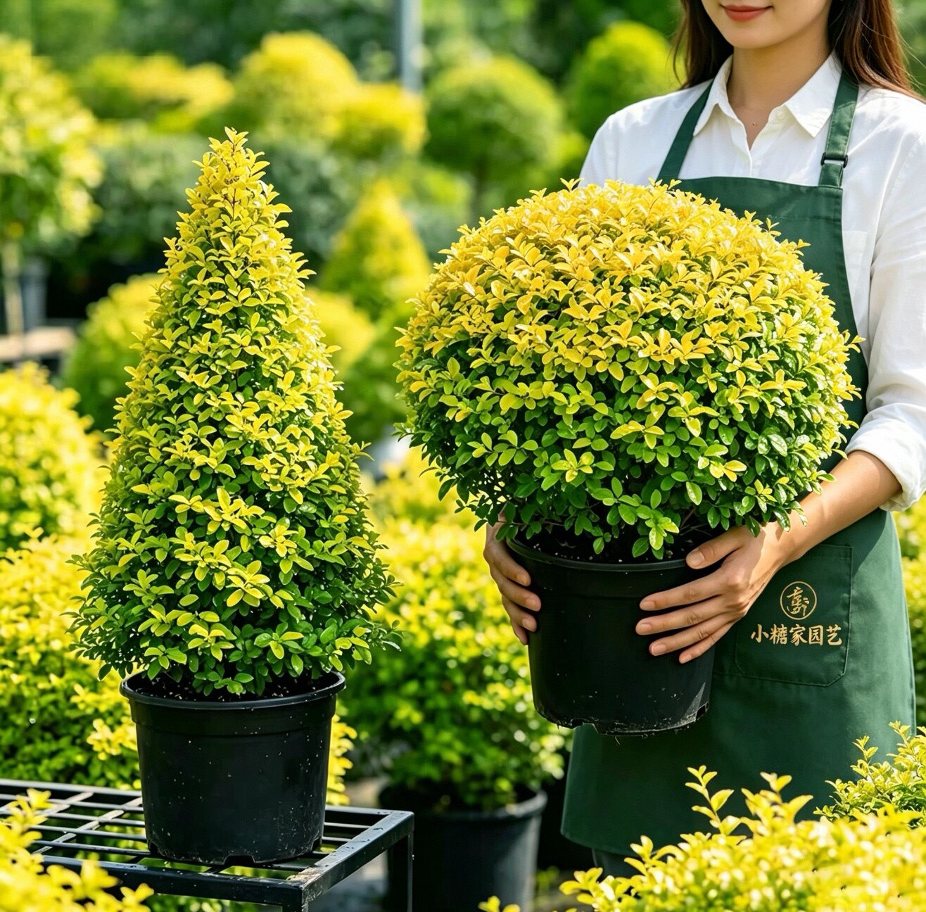 亮晶女贞造型树多年生植物四季常青庭院花园阳台花境植物彩色树种
