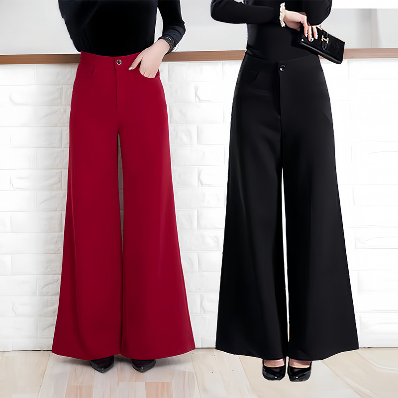 拉丁舞口袋裤女士高腰阔腿裤国标摩登舞广场舞交谊舞练功春秋长裤,运动/瑜伽/健身/球迷用品,拉丁舞下装,淘宝优惠券,粉丝福利购,淘宝优惠卷