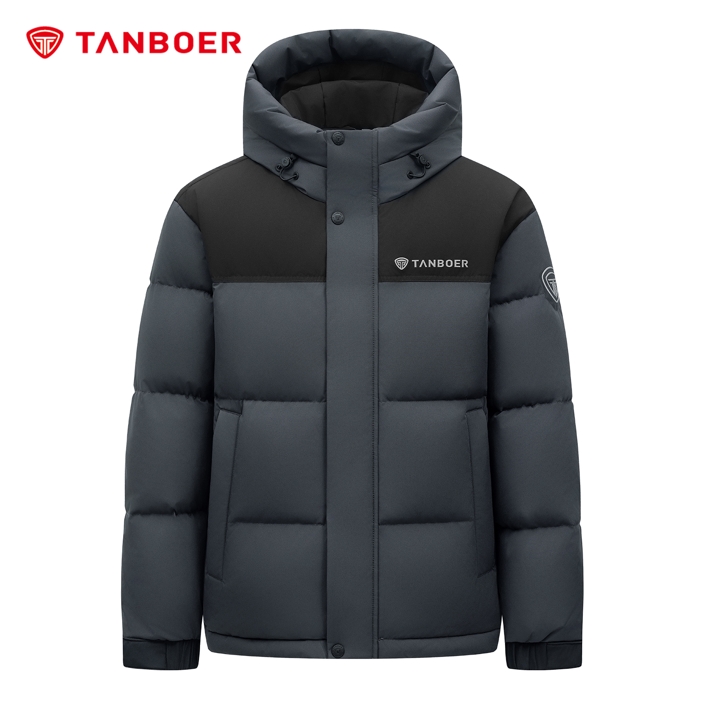 坦博尔男士运动休闲连帽羽绒服