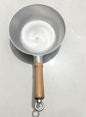 纯铝无涂层雪平锅单柄明火3L