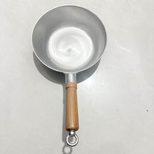 纯铝无涂层雪平锅单柄明火3L