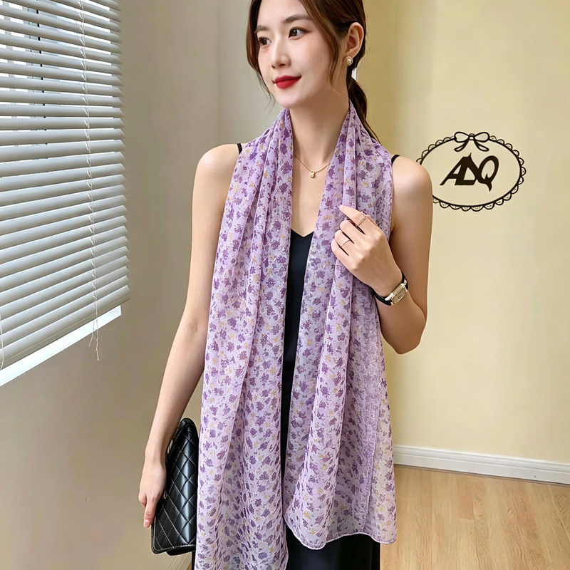 超大沙滩巾女士百变防晒披肩外搭