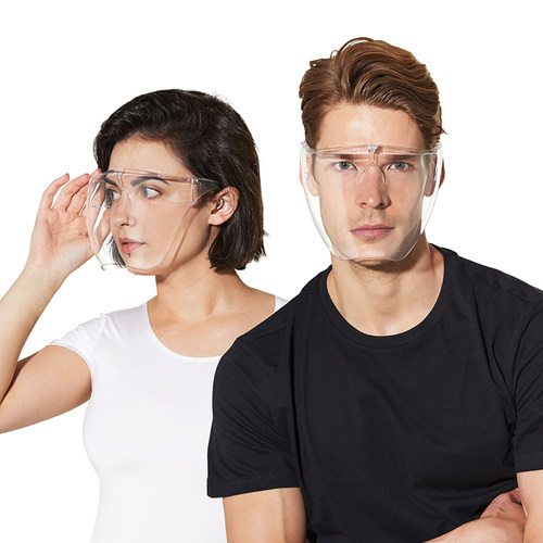 防雾透明超时尚防紫外线面罩