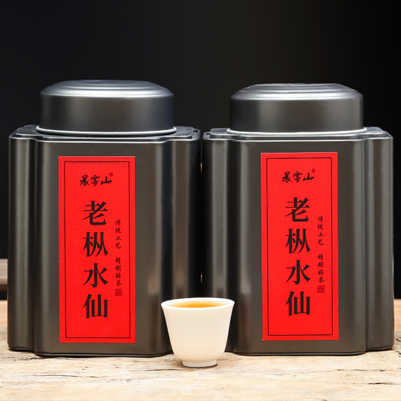 武夷山岩茶特级三地老丛罐装岩茶