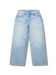 Danci Done Vintage Washed Relaxed Straight Jeans in Soft Japanese Selvedge Denim