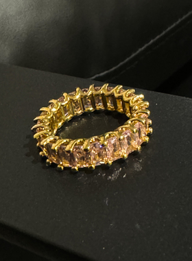 精致叠戴戒指女ins小众高级感时尚指环2024年新款夸张首饰女生金