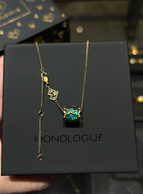 真金电镀保色同款MONOLOGUE亚特兰蒂斯项链女百搭吊坠锁骨链潮流