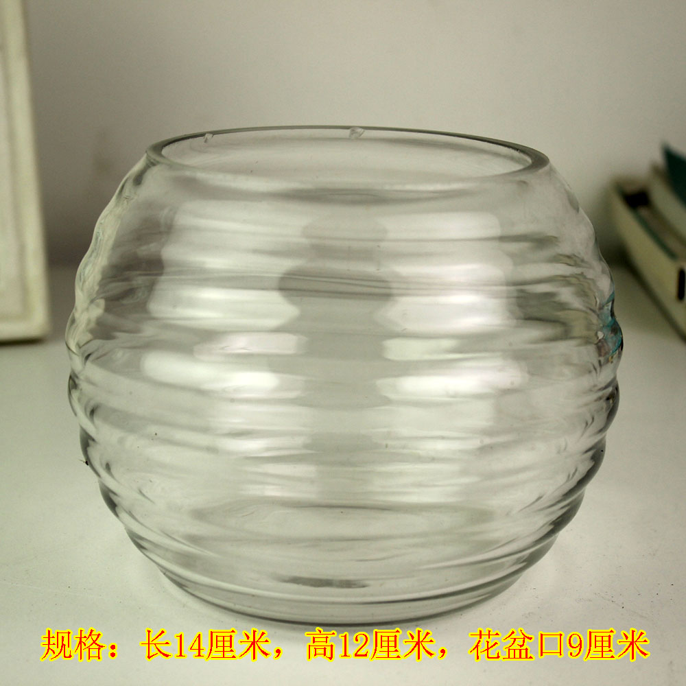 特价促狭办公桌花瓶透明水培花瓶金鱼花瓶水培绿萝植物玻璃