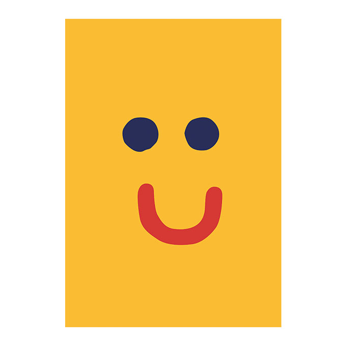 smile | 韩国设计师 可爱卡通 黄色的笑脸 哭脸