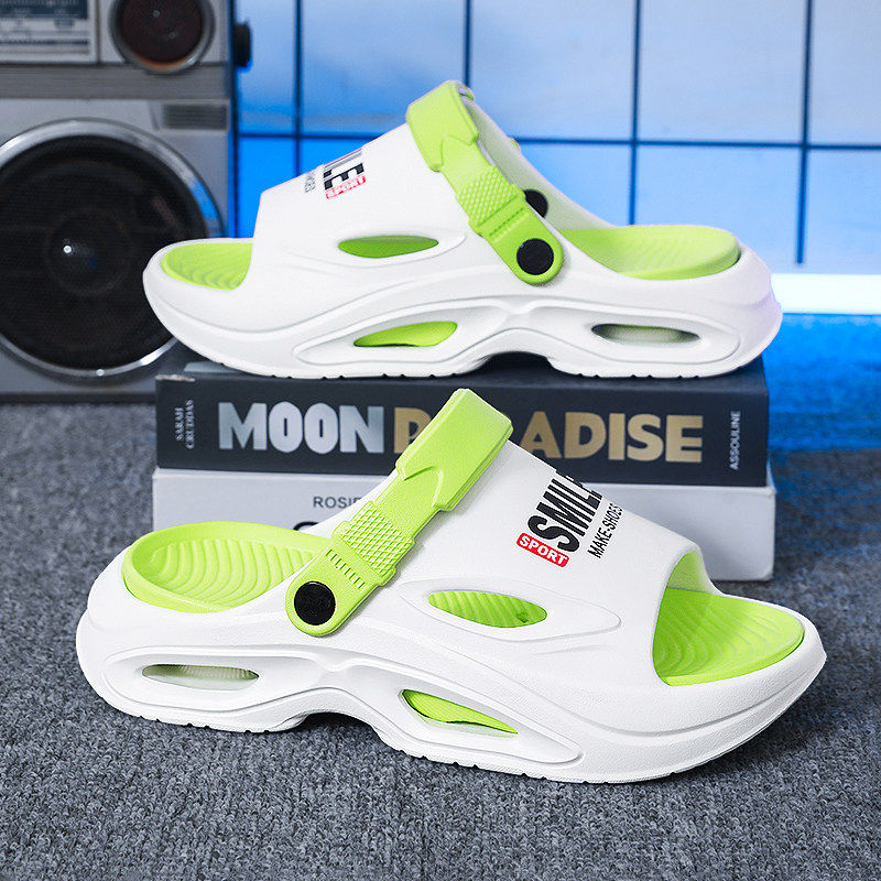 合成鞋业凉鞋男2026新款夏季外穿厚底开车两穿防滑防臭可泡水运动