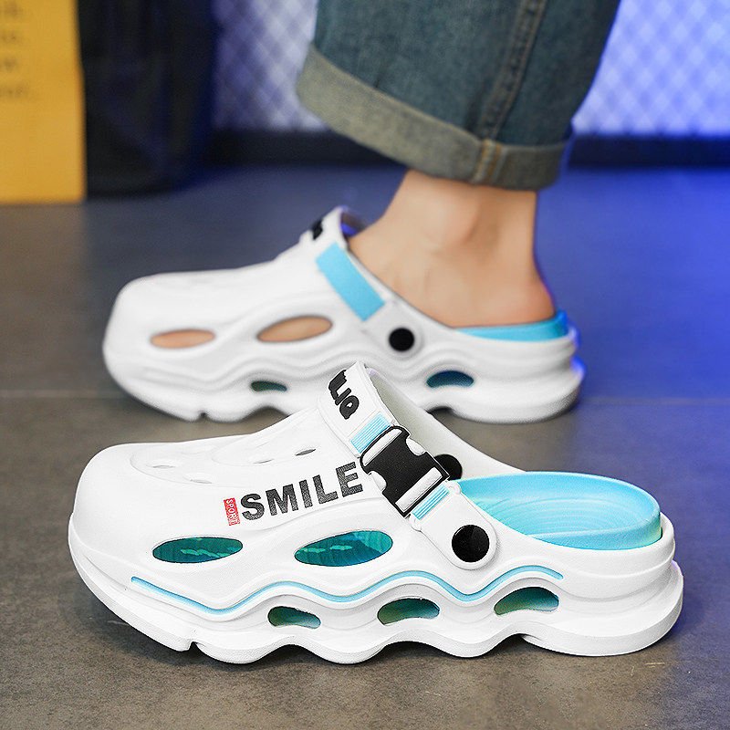 合成鞋业沙滩凉鞋男士2026新款夏季外穿海边可下水拖鞋运动防滑大