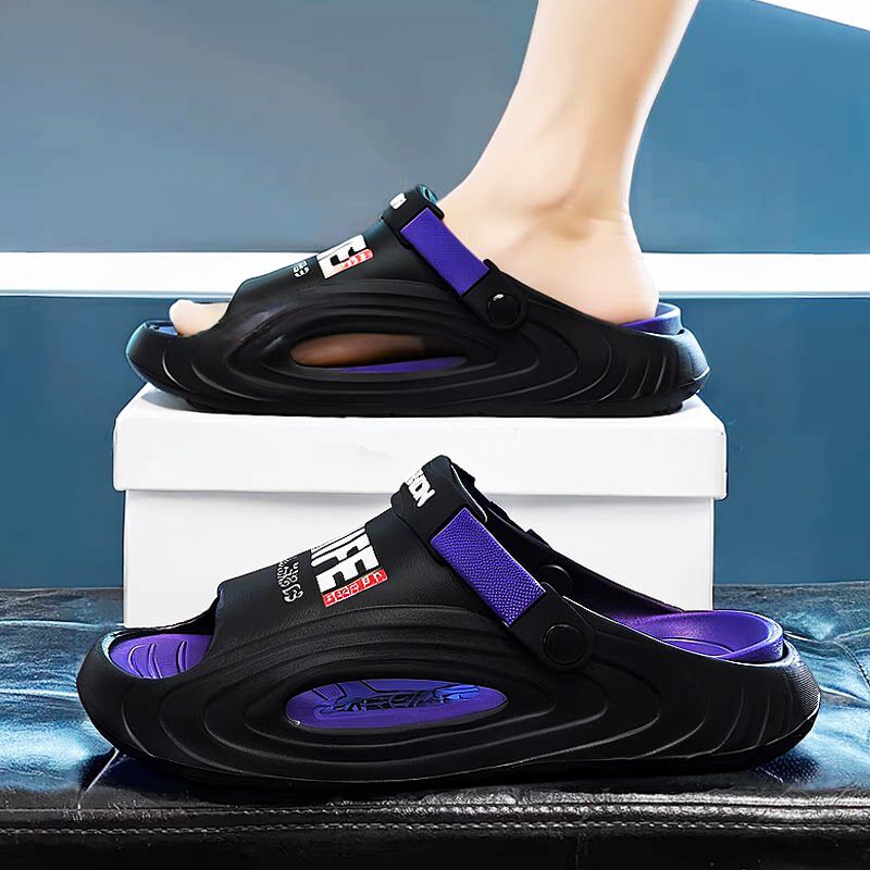 合成鞋业凉鞋男2026新款夏季外穿运动防滑防臭开车两穿海边可下水