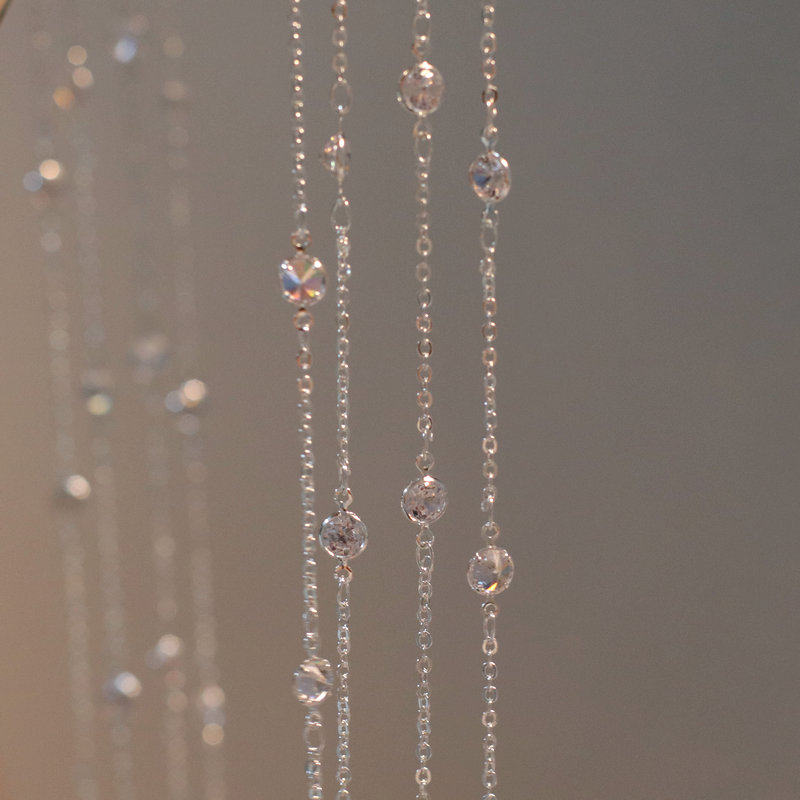 大颗圆锆链 银色锆石链子 纯铜电泳保色链子 diy手工饰品材料配件,饰品/流行首饰/时尚饰品新,链条,淘宝优惠券,粉丝福利购,淘宝优惠卷