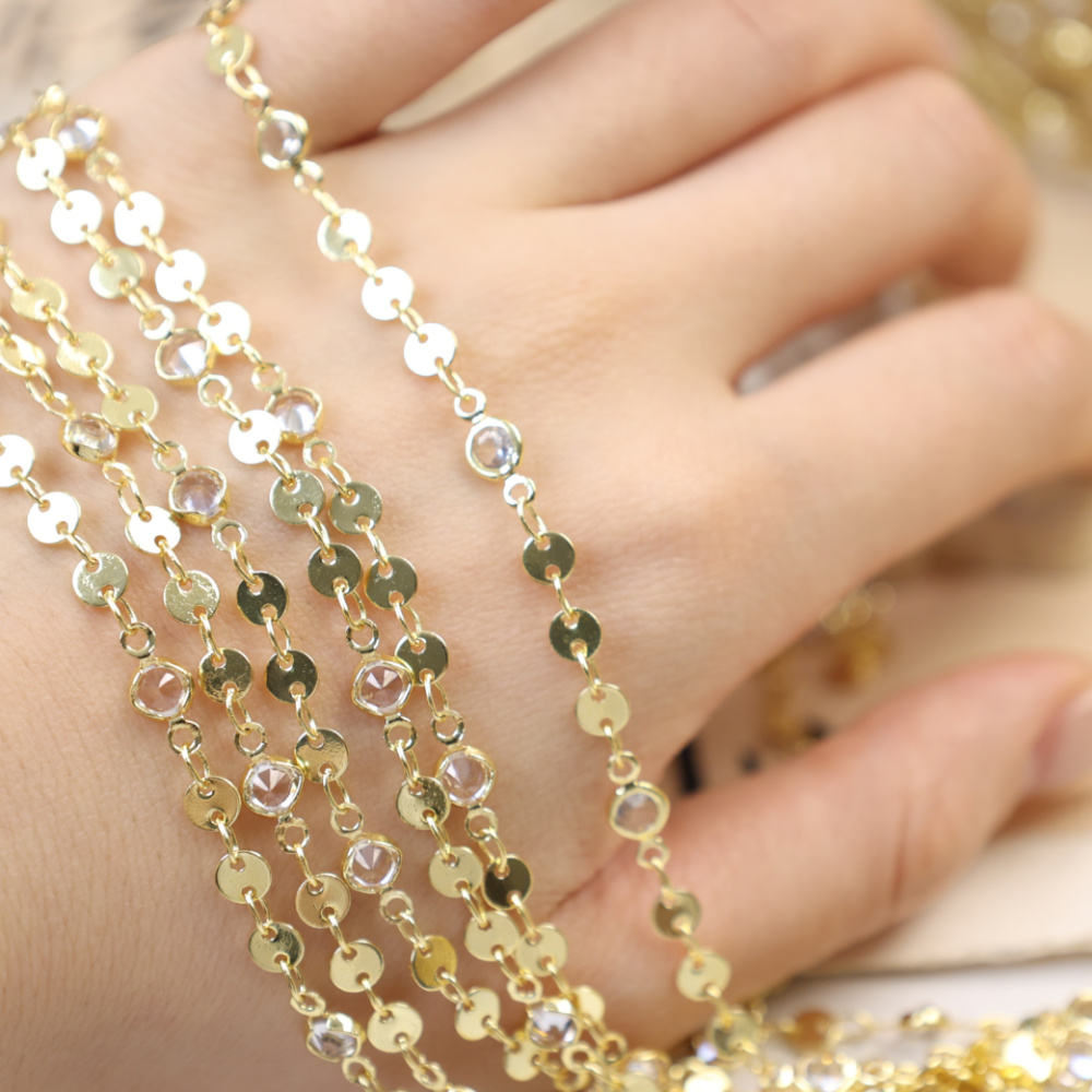 锆石链条洛丽塔饰品配件服装辅料