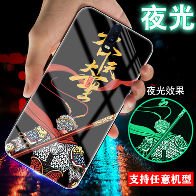 适用oppor17手机壳r15梦境版r7夜光r9玻璃r11s潮牌r15x齐天大外套r11plus孙悟空新品r17pro男生士款斗战胜佛