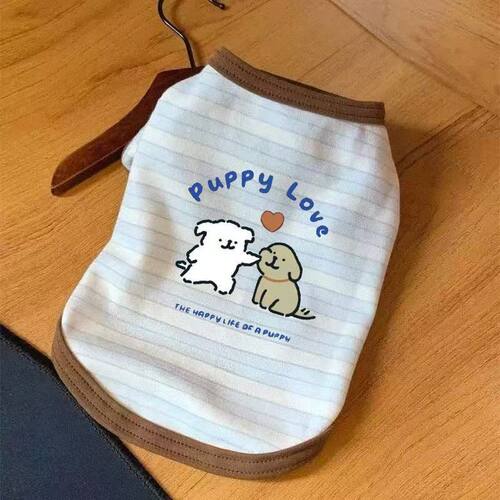 德绒保暖狗狗宠物衣服春秋冬装泰迪小奶猫衣服雪纳瑞中小型犬T恤
