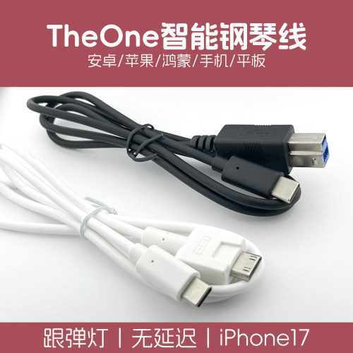 theone智能钢琴连接线