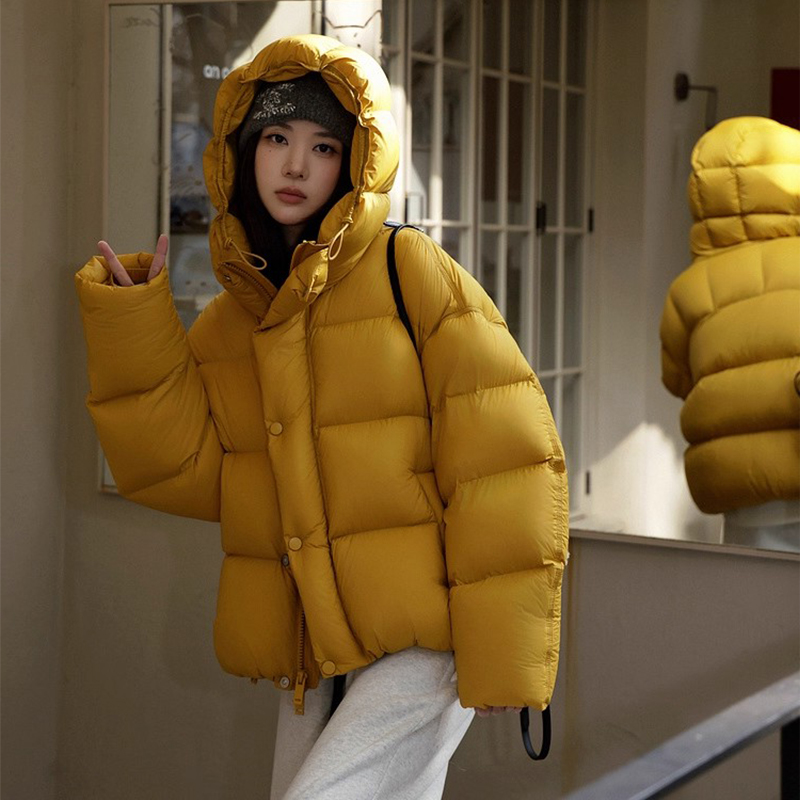 超强御寒90白鹅绒短款龟背鹅绒服