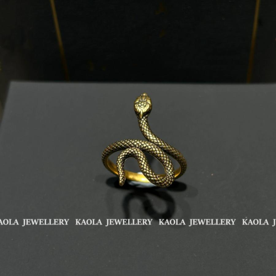 古埃及美杜莎蛇戒指本命年生肖