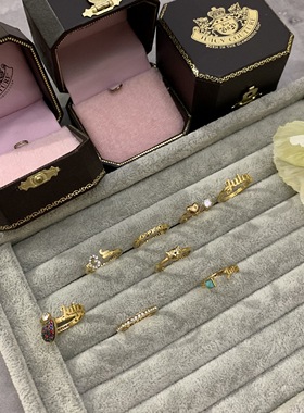 便宜欧美戒指镀金小众独特