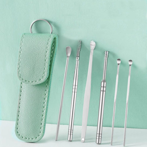 耳勺6件套螺旋弹簧掏耳朵采耳