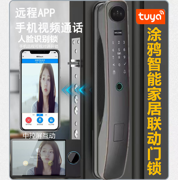 涂鸦智能视频通话人脸识别锁