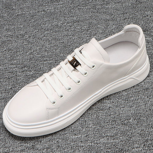 欧洲站真皮小白鞋男款潮流休闲鞋