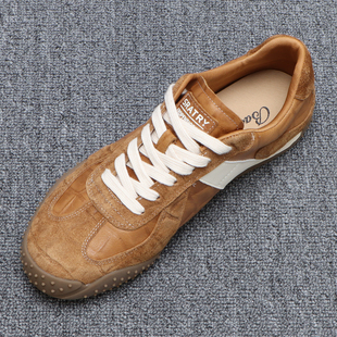 真皮阿甘鞋男鞋春季潮鞋2026新款软底防滑透气休闲板鞋男士牛皮鞋