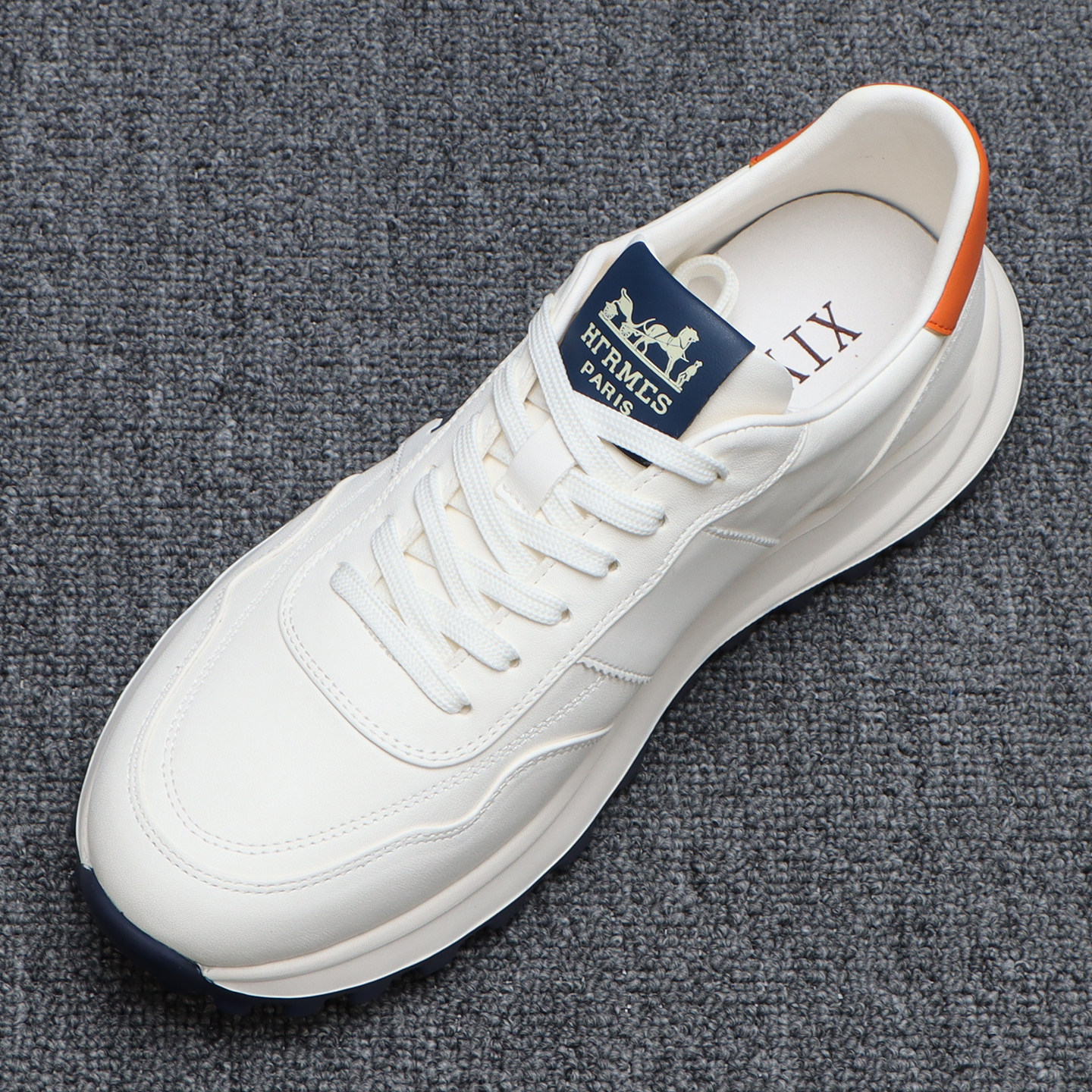 真皮男鞋春季2026新款轻便运动休闲鞋男款增高百搭透气青年小白鞋