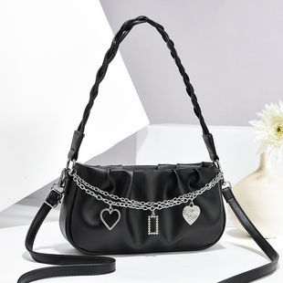 广州三元里狮岭白沟包包女韩国小众腋下包包女冬季2025新款潮时尚