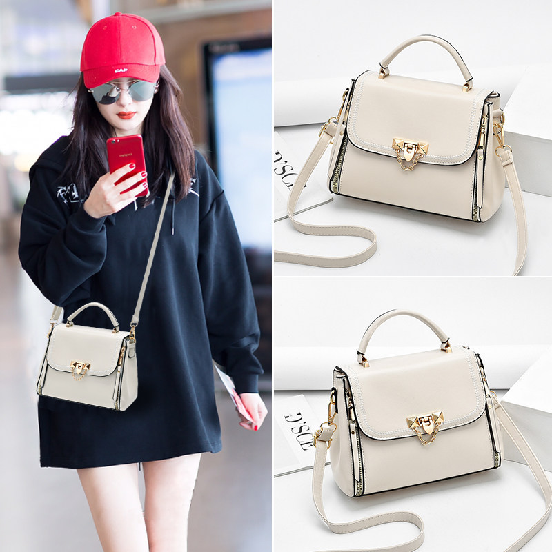 小包包女冬季2025新款潮时尚韩版手提小方包简约百搭单肩斜挎女包