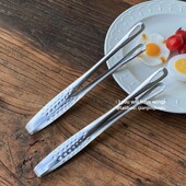 浅瑾秋秋 不锈钢烧烤夹家用烤肉夹子餐厅自助餐夹面包果蔬夹 韩式