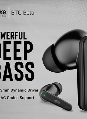 冲客BTG Beta斜入耳式真无线蓝牙耳机5.3HiFi音质长续航跨境出口