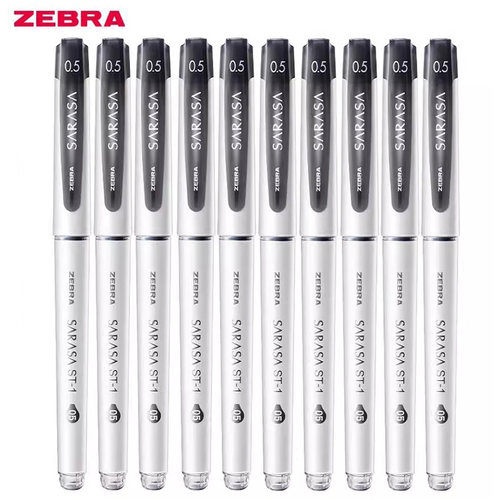 斑马JJZ58彩色笔帽黑色中性笔