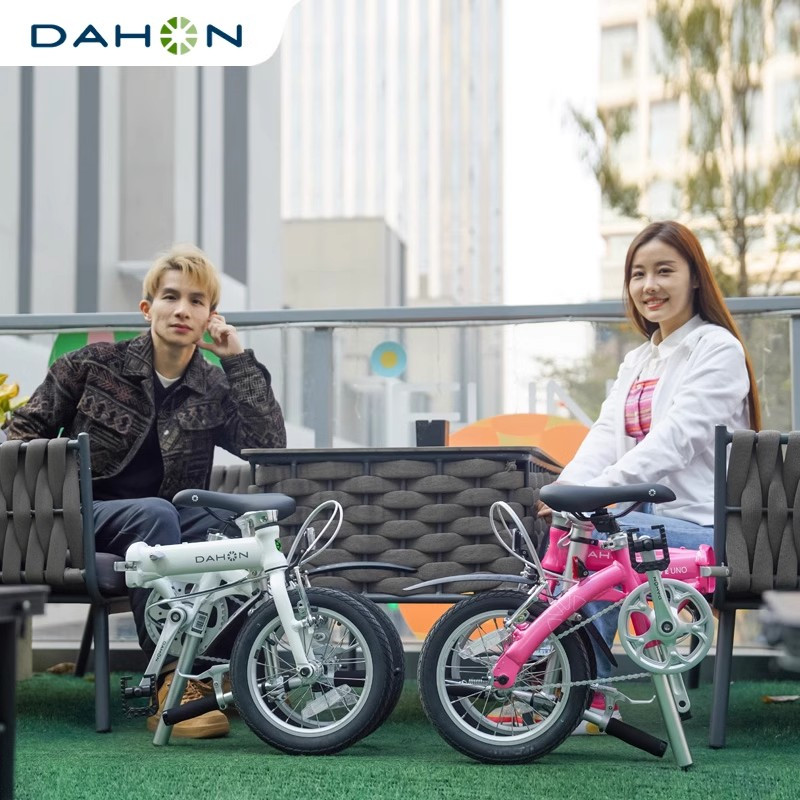 dahon大行BYA412折叠自行车迷你14寸铝合金单速代驾骑行代步便携