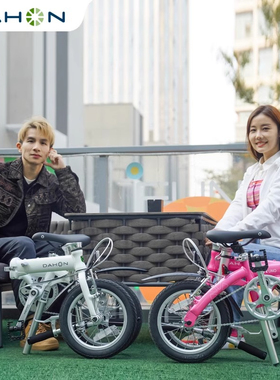 大行迷你14寸BYA412折叠自行车铝合金单速代驾骑行代步便携dahon